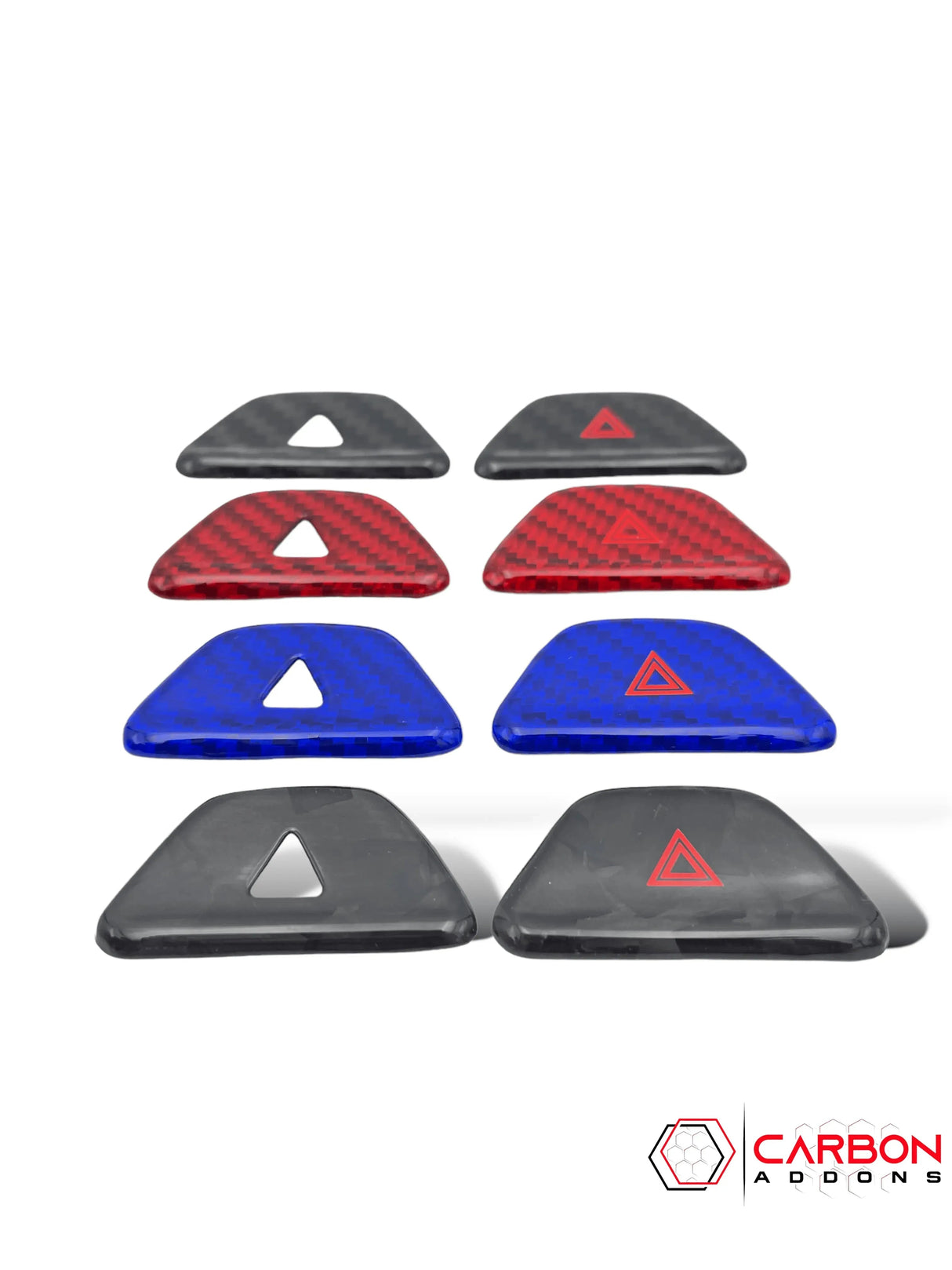 2016-2024 Chevy Camaro Real Carbon Fiber Interior Hazard Button Cover