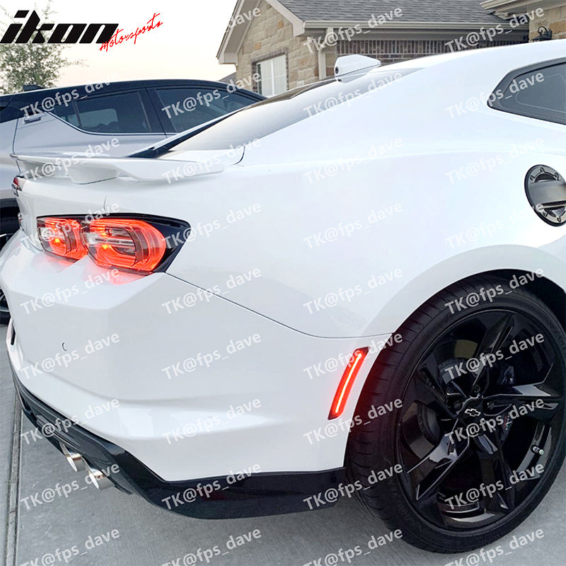 2016-2024 Chevy Camaro Front Rear Side Marker Lights Yellow Red Lamps