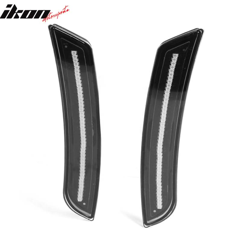 2016-2024 Chevy Camaro Front Rear Side Marker Lights Yellow Red Lamps