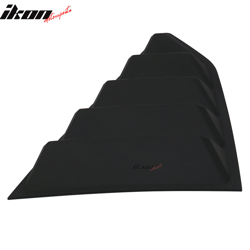 2016-2024 Chevy Camaro Unpainted Rear Side Window Louver Air Vent ABS