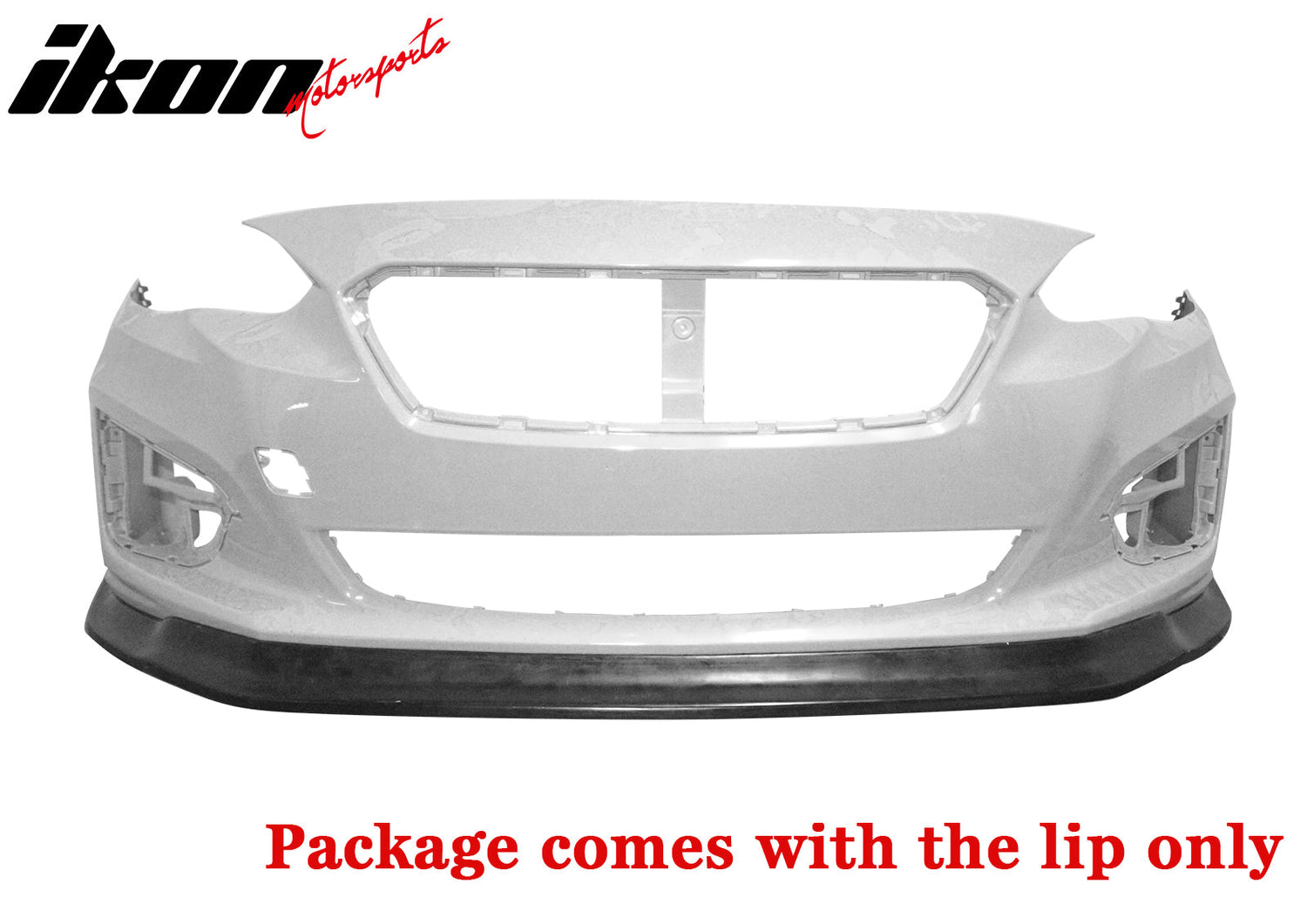 2017-2019 Subaru Impreza CS Style Front Bumper Lip Chin Unpainted PU