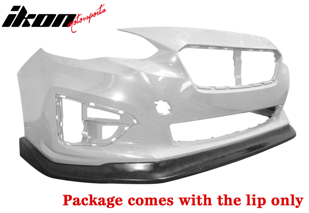 2017-2019 Subaru Impreza CS Style Front Bumper Lip Chin Unpainted PU