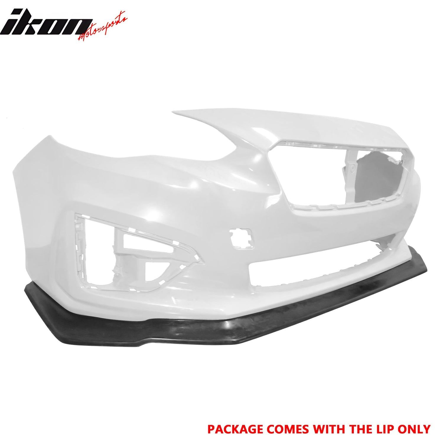 2017-2019 Subaru Impreza IKON Style Unpainted Front Bumper Lip PU