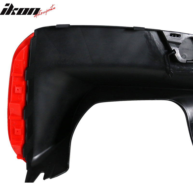 2017-2020 BMW 5 Series G30 Rear Bumper Lip Diffuser Quad Outlets