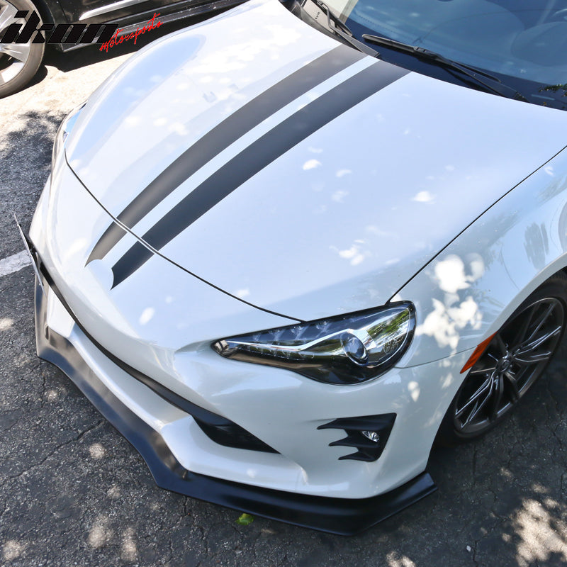 2017-2020 Toyota 86 GT Style Front Bumper Lip - PU