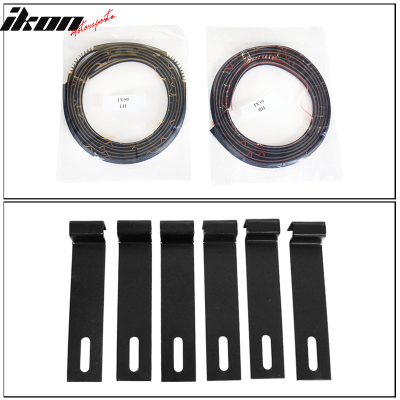 2017-2020 Toyota 86 Side Skirts Rocker Panel Black PP