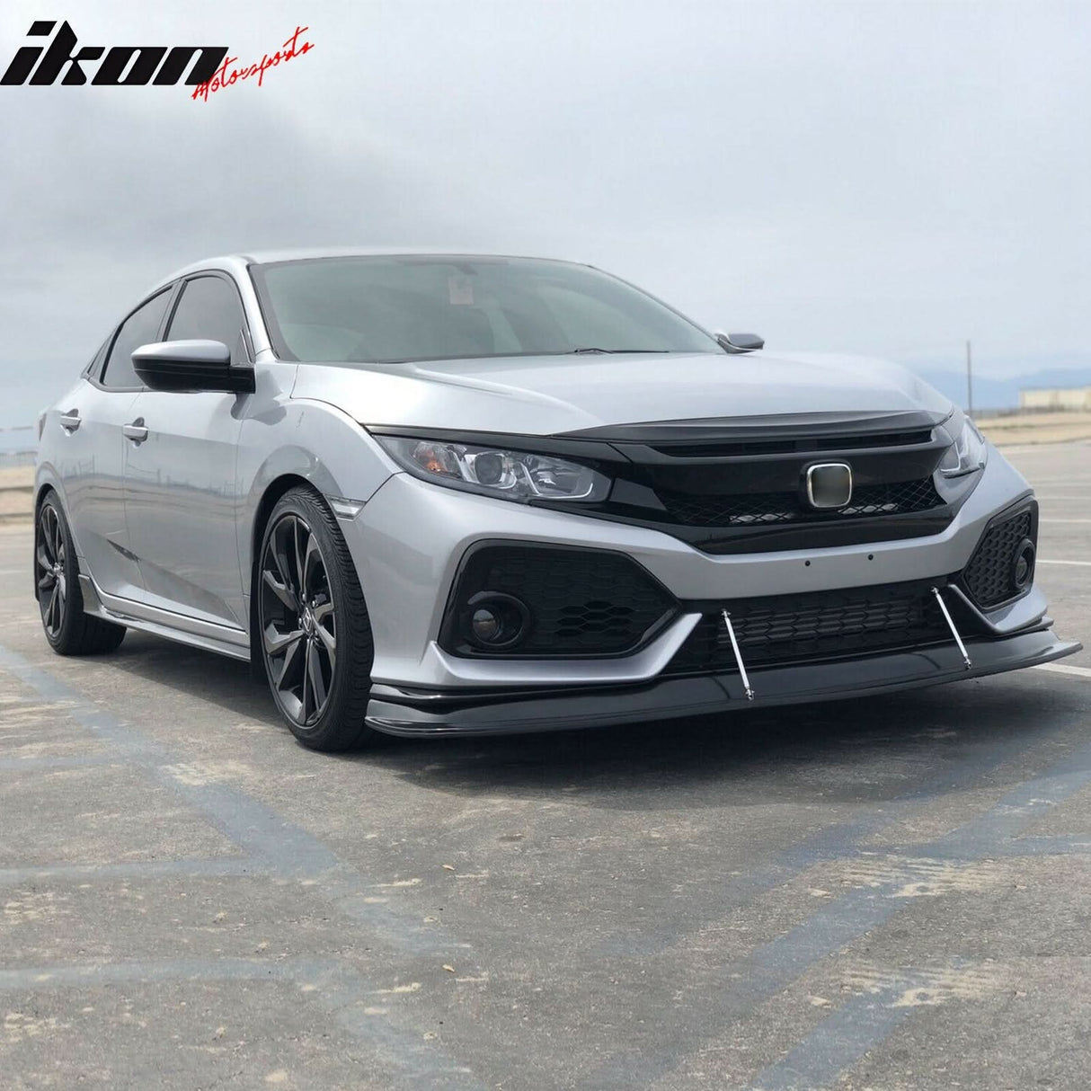 2017-2021 Honda Civic Si & Hatchback MDA Style Front Bumper Lip Kit PU