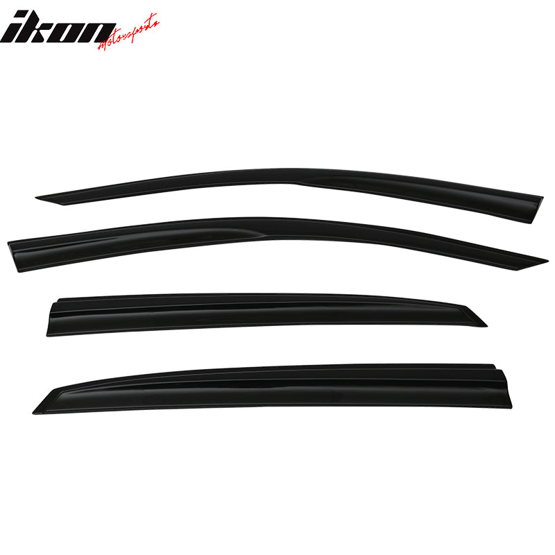 2017-2021 Honda Civic Hatchback 4PCS Mugen Style Window Visors Acrylic