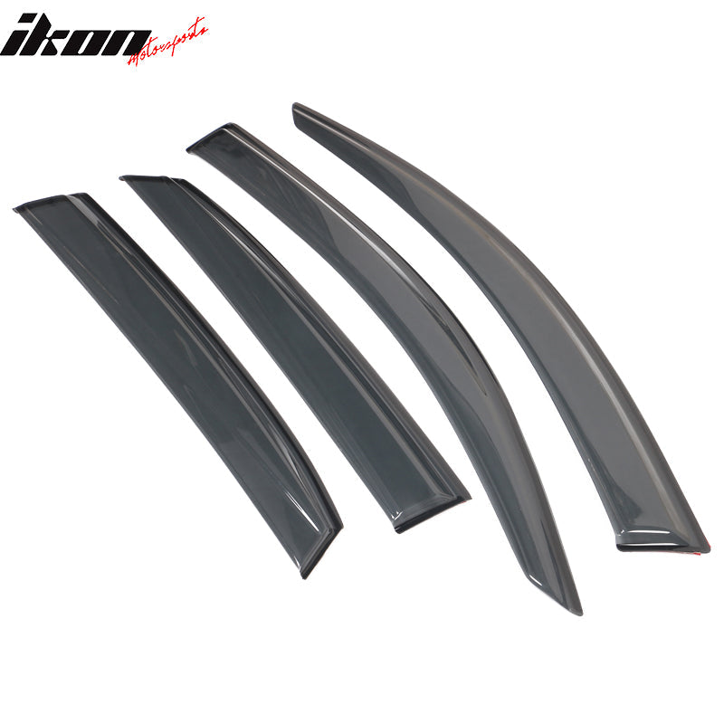 2017-2021 Honda Civic 10th Gen X HB5 Smoke/Tinted Window Visor Acrylic