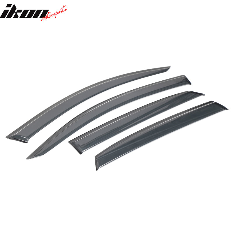 2017-2021 Honda Civic 10th Gen X HB5 Smoke/Tinted Window Visor Acrylic