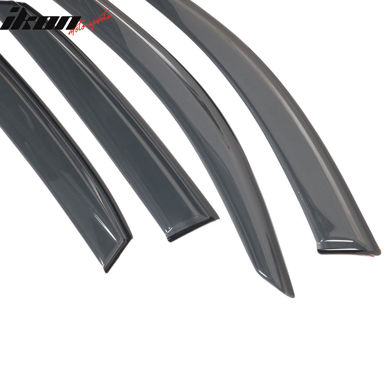 2017-2021 Honda Civic 10th Gen X HB5 Smoke/Tinted Window Visor Acrylic