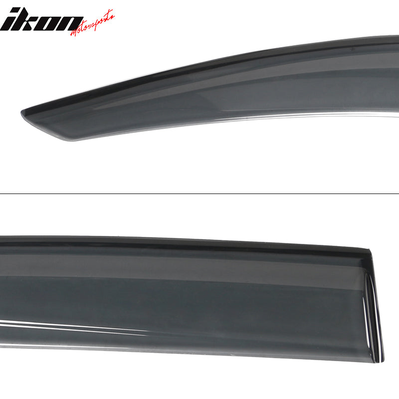 2017-2021 Honda Civic 10th Gen X HB5 Smoke/Tinted Window Visor Acrylic