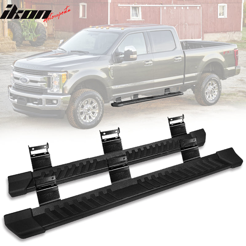 2017-2023 Ford F-250 Super Duty Super Crew Cab Running Boards V Style