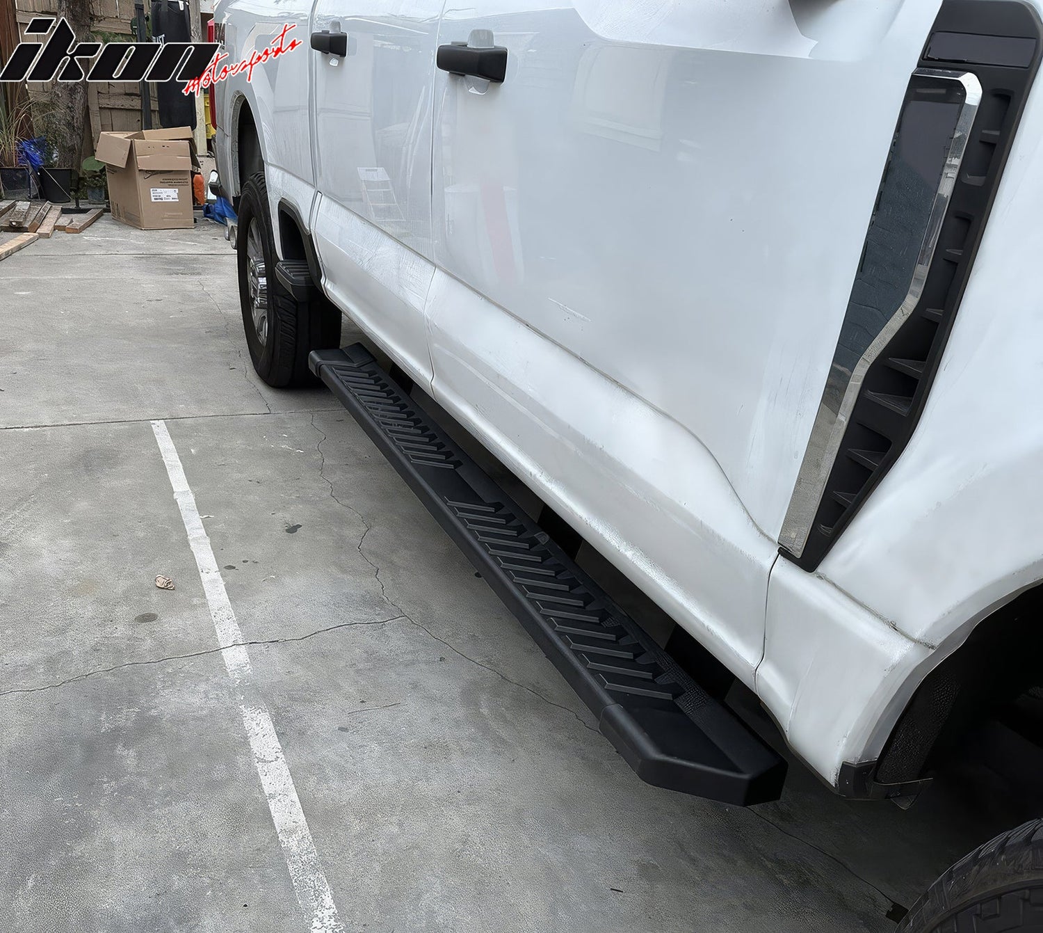 2017-2023 Ford F-250 Super Duty Super Crew Cab Running Boards V Style