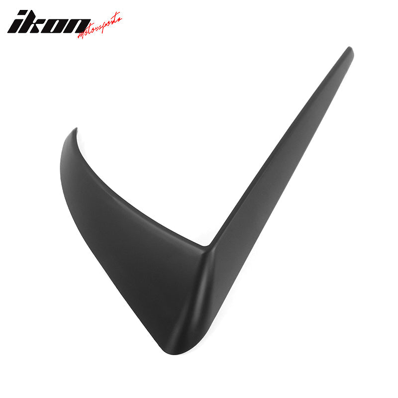 2017-2023 Tesla Model 3 Matte Black IKON Style Fog Light Trims ABS 2PC