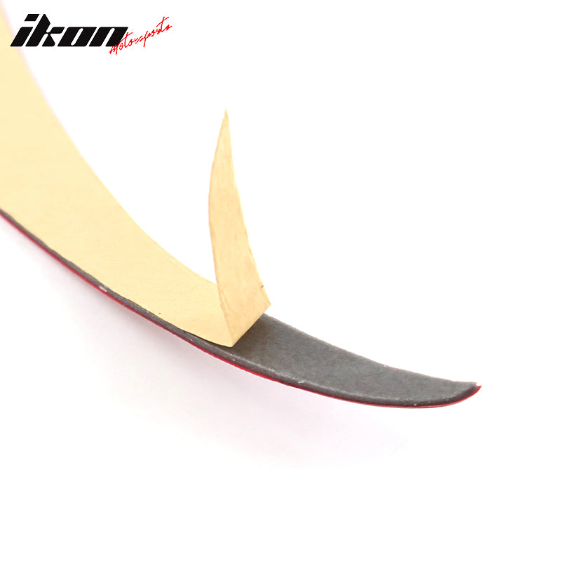 2017-2023 Tesla Model 3 Matte Black IKON Style Fog Light Trims ABS 2PC