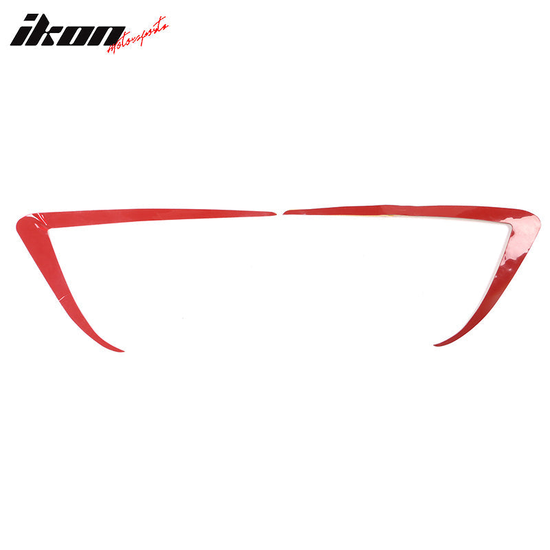 2017-2023 Tesla Model 3 Carbon Fiber Print IKON Style Fog Light Trims