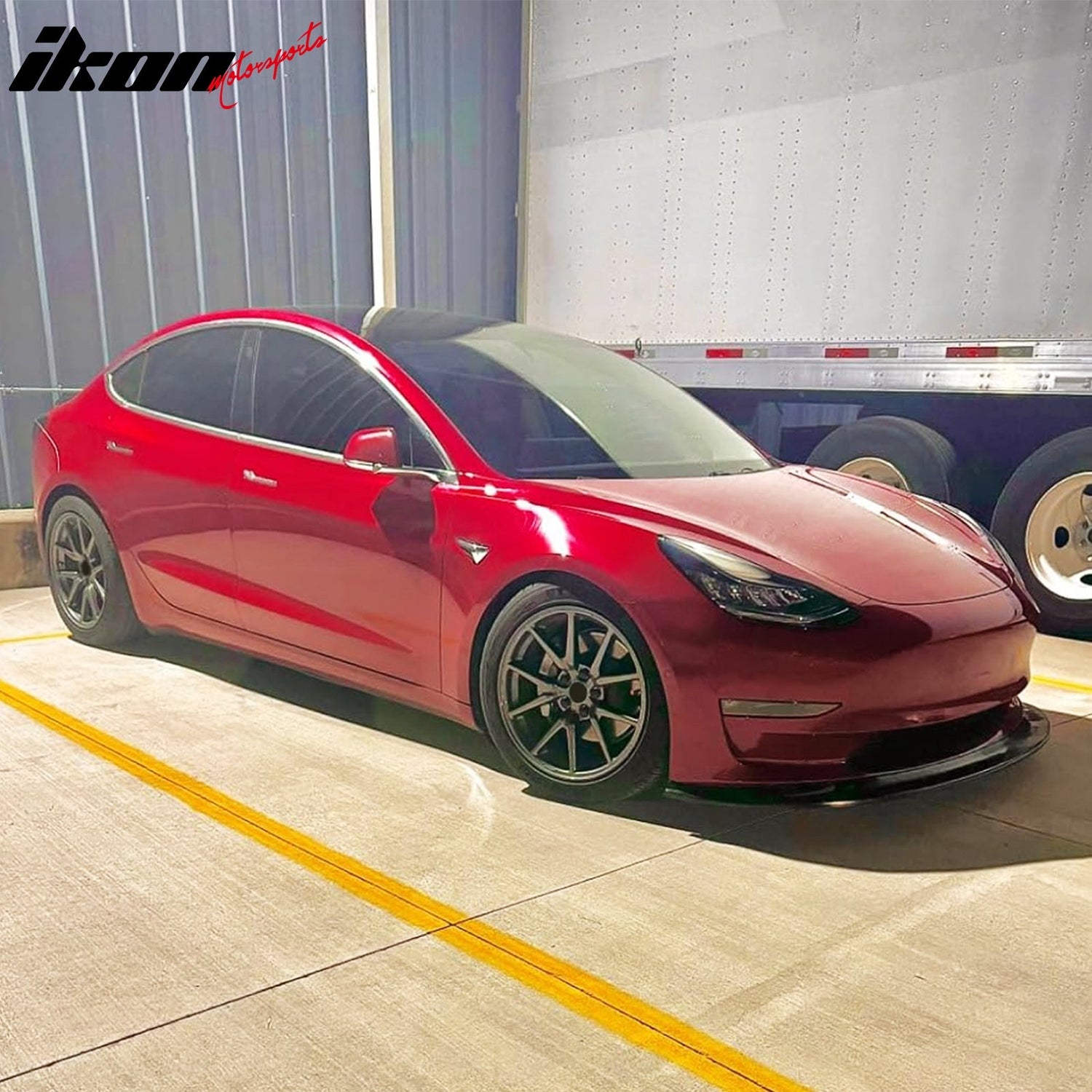 2017-2023 Tesla Model 3 MDA Style PU Front Bumper Lip Under Spoiler