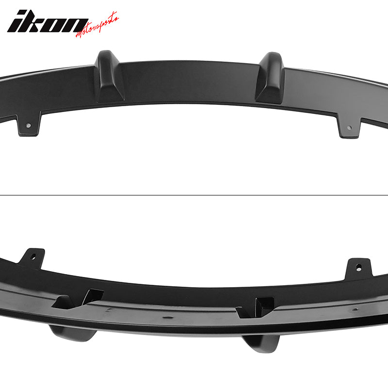 2017-2023 Tesla Model 3 V Style Rear Diffuser Painted Matte Black ABS