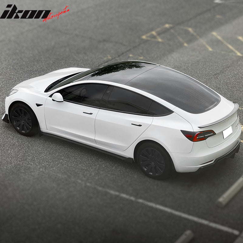 2017-2023 Tesla Model 3 IKON Style Rear Spoiler Carbon Fiber
