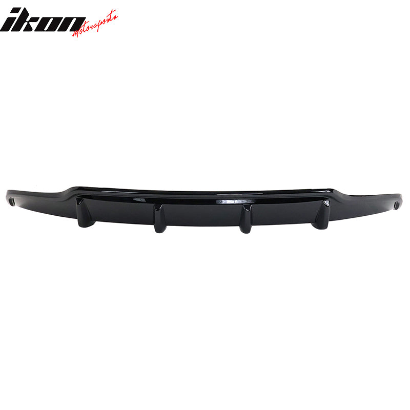 2017-2023 Tesla Model 3 Rear Bumper Lip Diffuser V Style #PBSB Black