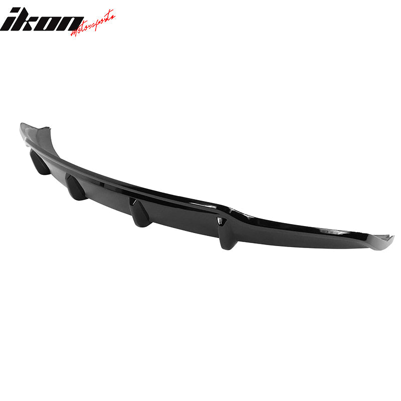 2017-2023 Tesla Model 3 Rear Bumper Lip Diffuser V Style #PBSB Black