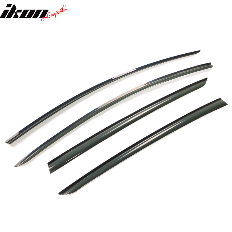 2017-2024 Tesla Model 3 Smoke Acrylic Window Visors Deflectors 4PCS