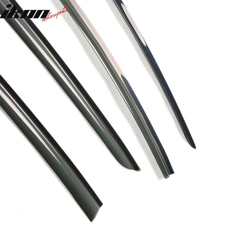 2017-2024 Tesla Model 3 Smoke Acrylic Window Visors Deflectors 4PCS