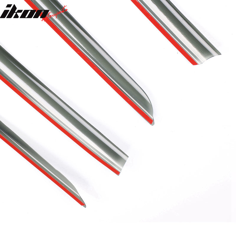 2017-2024 Tesla Model 3 Smoke Acrylic Window Visors Deflectors 4PCS