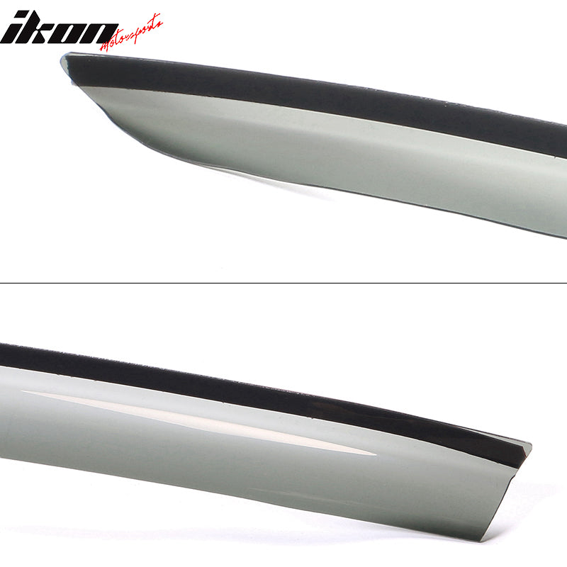 2017-2024 Tesla Model 3 Smoke Acrylic Window Visors Deflectors 4PCS