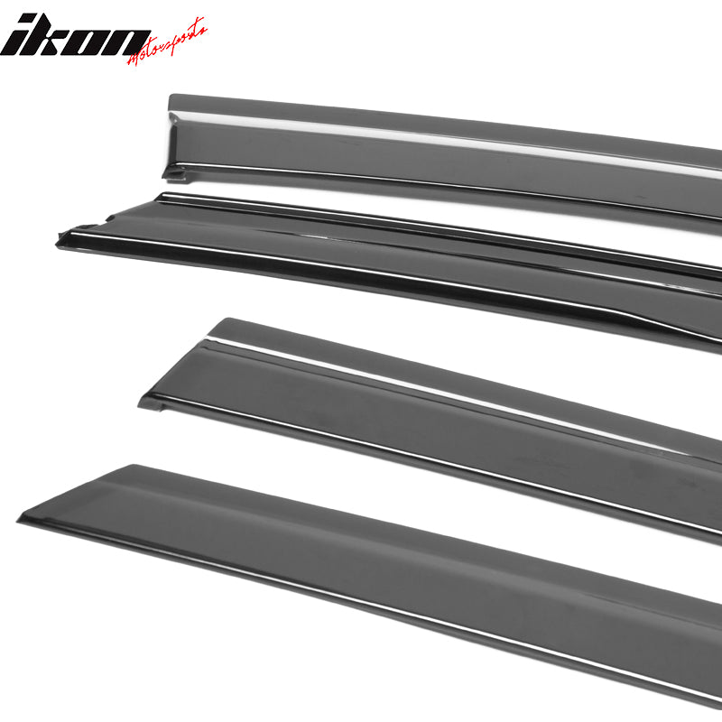 2017-2025 Mazda CX5 Slim Style Smoke Tinted Window Visor Polycarbonate