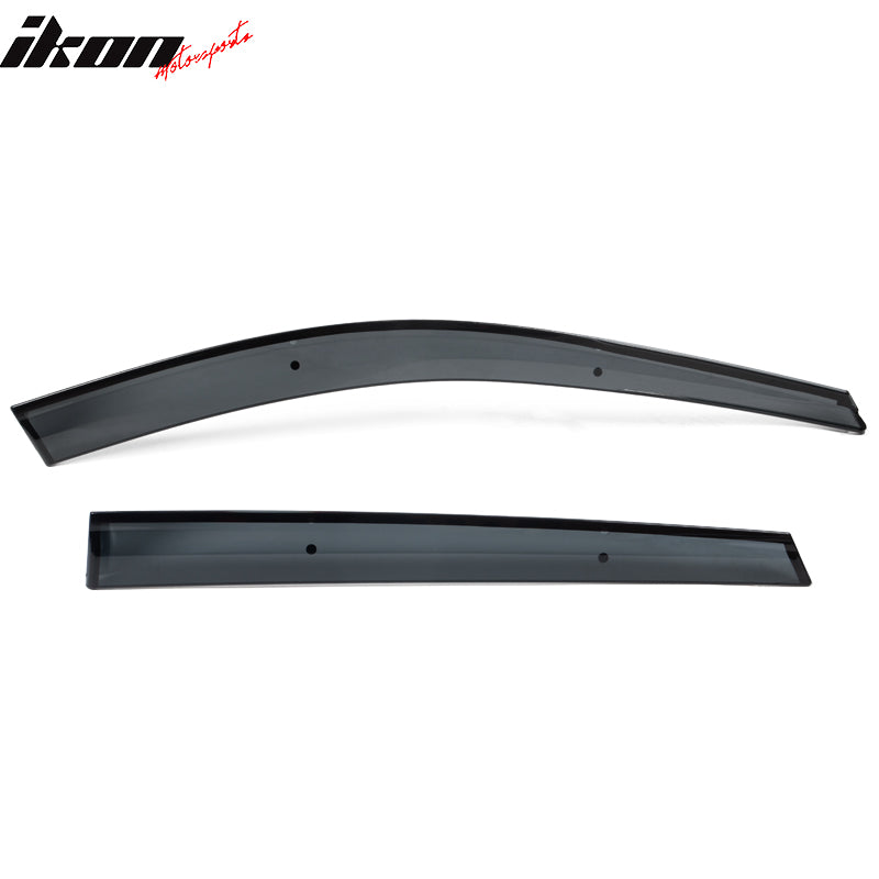 2017-2025 Mazda CX5 Slim Style Smoke Tinted Window Visor Polycarbonate
