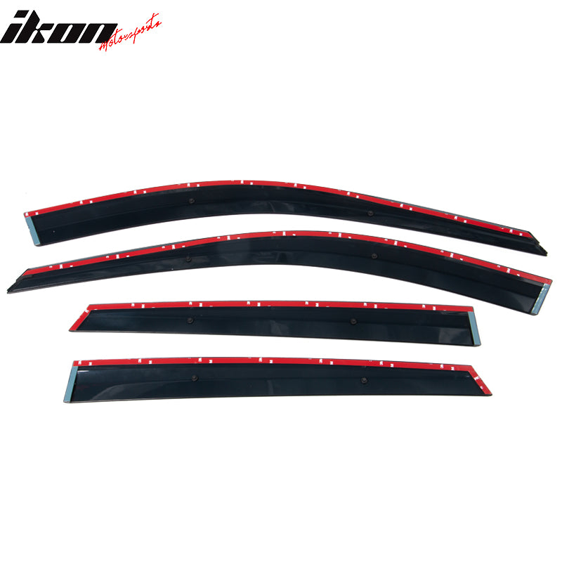 2017-2025 Mazda CX5 Slim Style Smoke Tinted Window Visor Polycarbonate