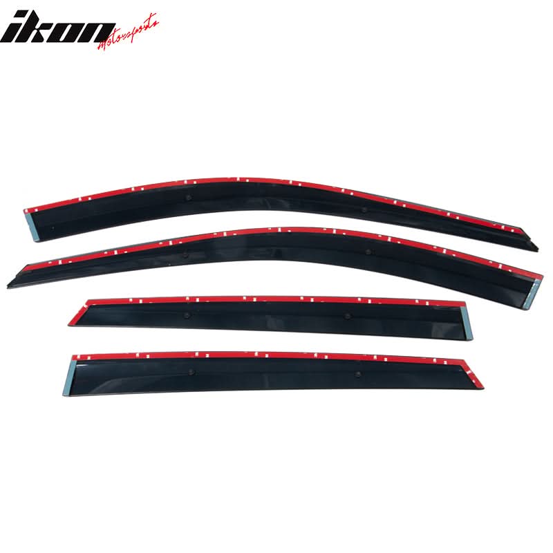 2017-2025 Mazda CX5 Slim Style Smoke Tinted Window Visor Polycarbonate