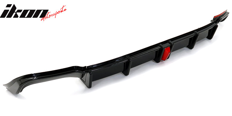 2018-2022 Honda Accord Sport LED Rear Lip Diffuser Gloss Black