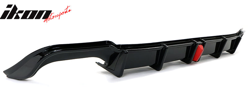 2018-2022 Honda Accord Sport LED Rear Lip Diffuser Gloss Black