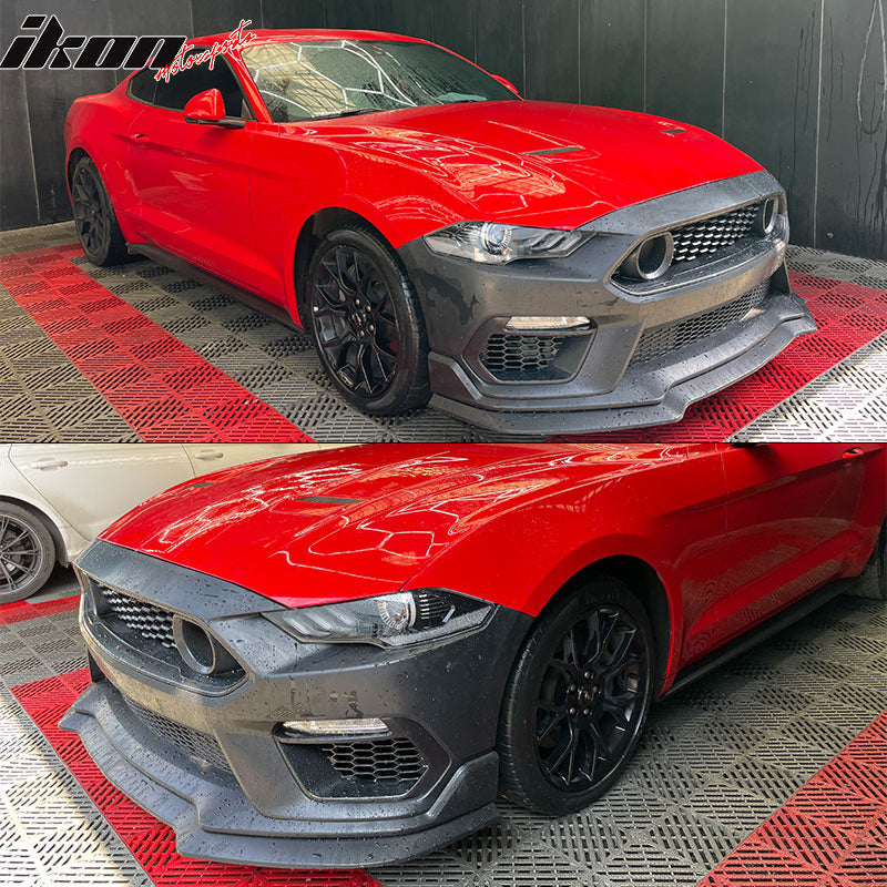 2018-2023 Ford Mustang Mach 1 Style Front Bumper Handling Package Lip