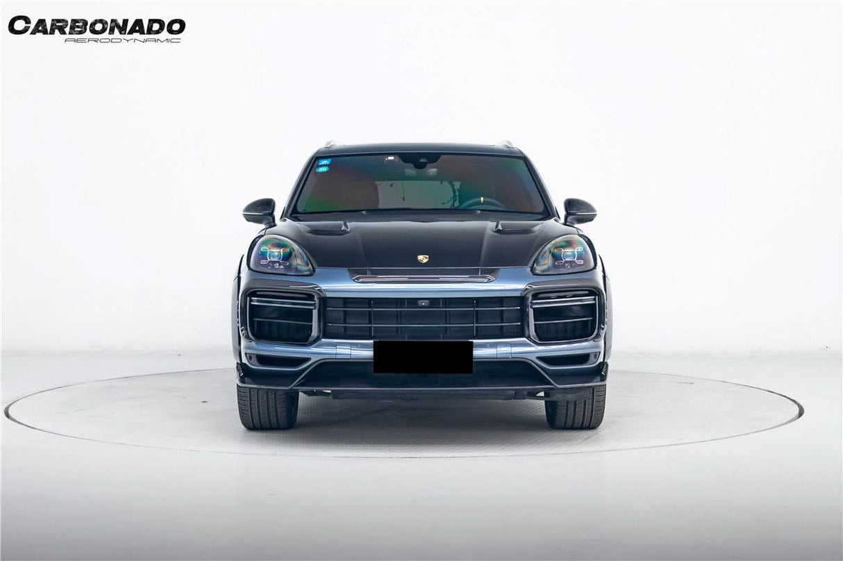 2018-2023 Porsche 9Y0 Cayenne Turbo MSY Style Dry Carbon Fiber Front Lip
