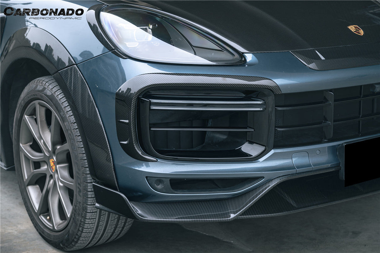 2018-2023 Porsche 9Y0.1 Cayenne Turbo MSY Style Dry Carbon Fiber Wide Body Kit