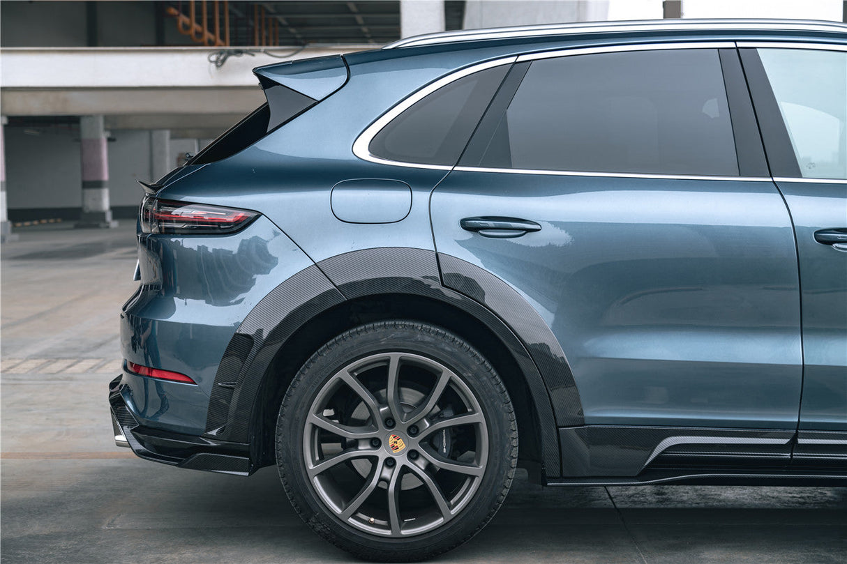 2018-2026 Porsche 9Y0 9Y3 Cayenne S E-Hybrid Turbo MSY Style Dry Carbon Fiber Trunk Spoiler