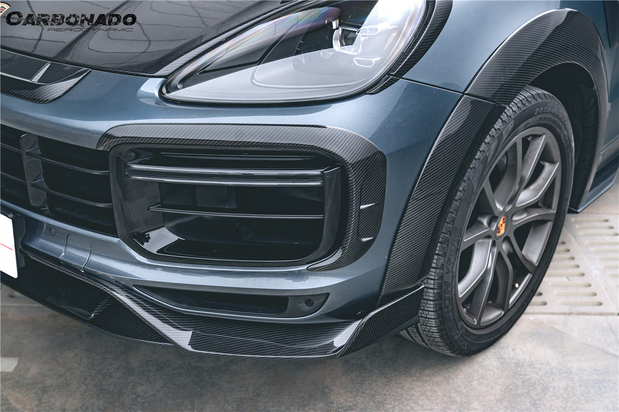 2018-2023 Porsche 9Y0.1 Cayenne Turbo MSY Style Dry Carbon Fiber Wide Body Kit