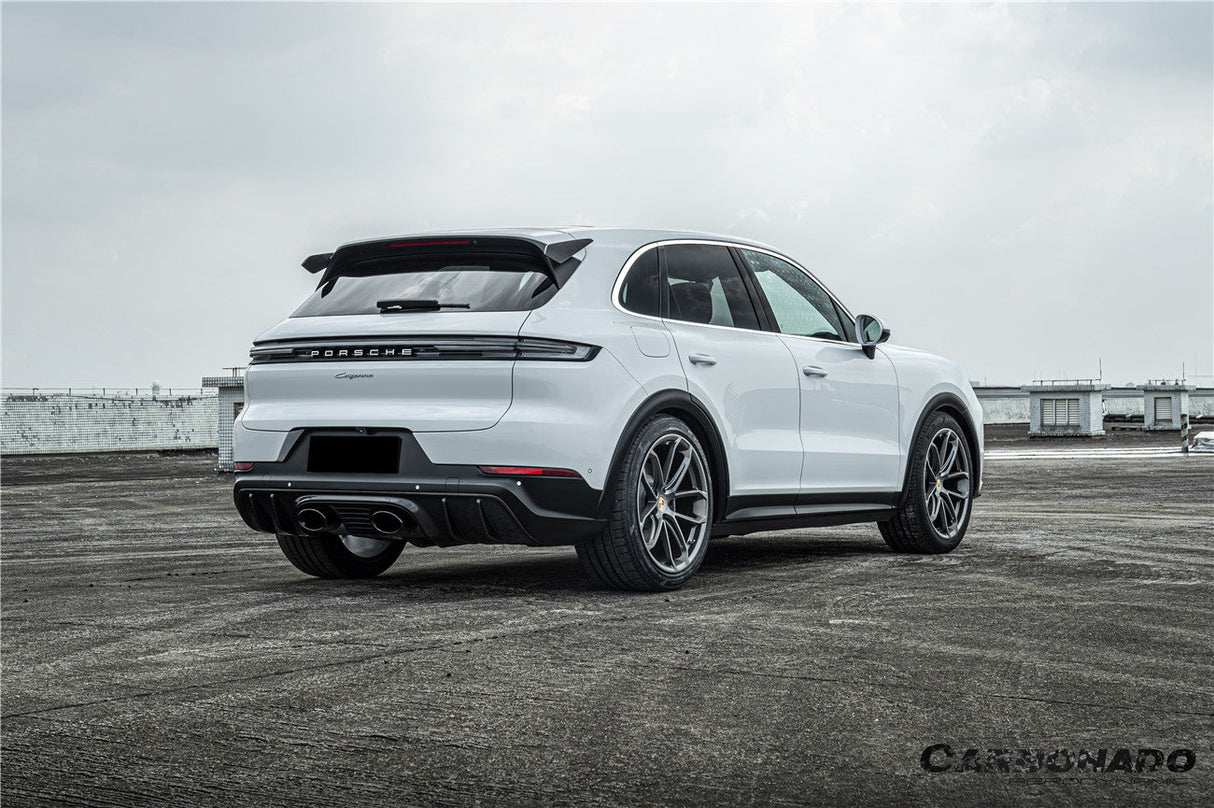2018-2026 Porsche 9Y0 9Y3 Cayenne SUV and Coupe Convert TurboGT Style Rear Bumper With Exhaust Adapter Pipe | Fits S, E-Hybrid