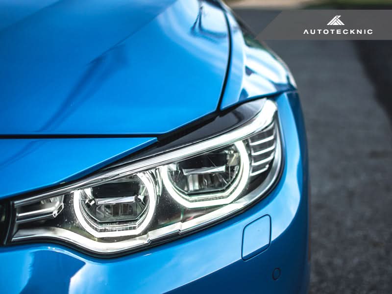 AutoTecknic Carbon Fiber Headlight Trim Set - F80 M3 | F82/ F83 M4