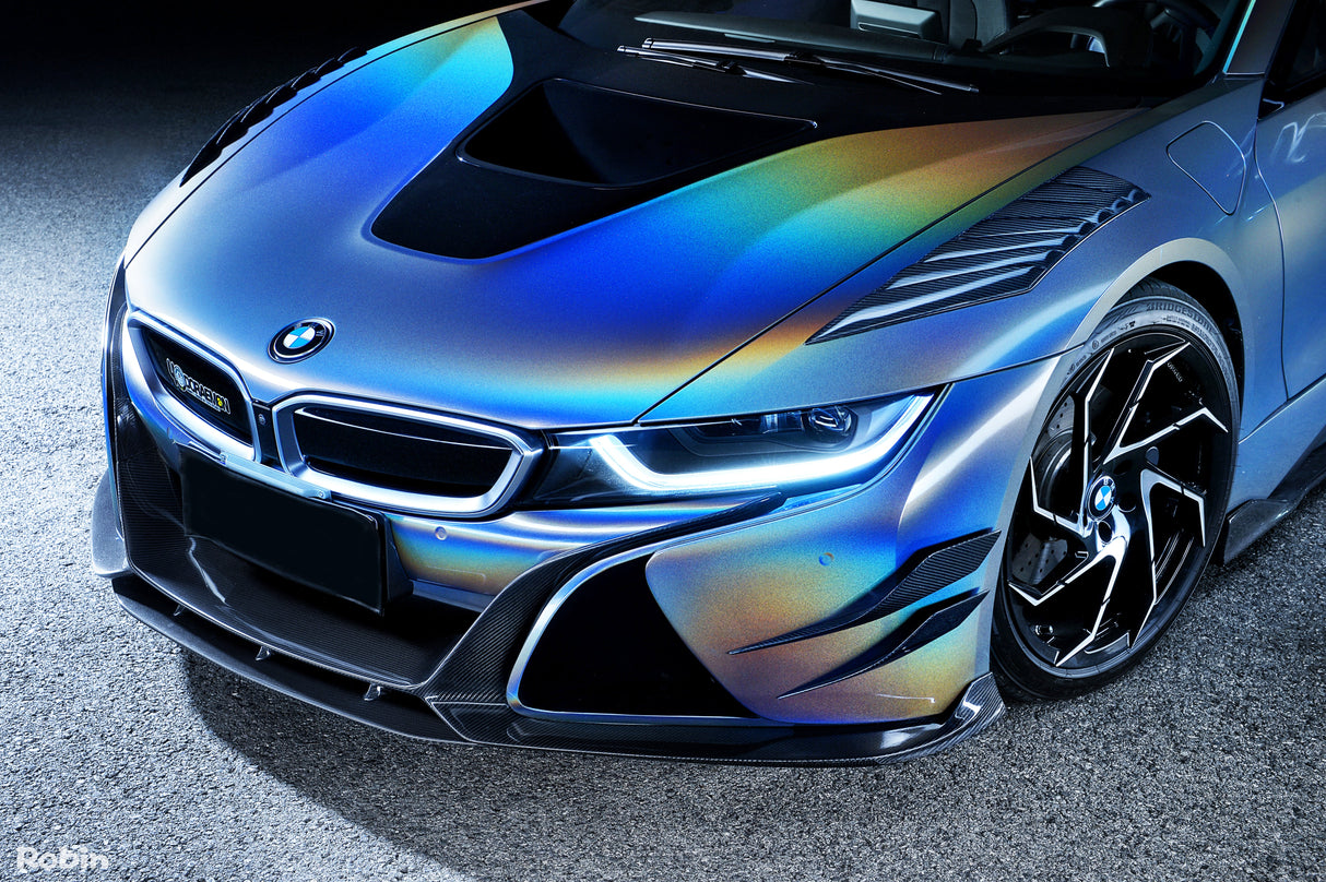 2014-2020 BMW i8 BZK Carbon Fiber Front Lip Splitter