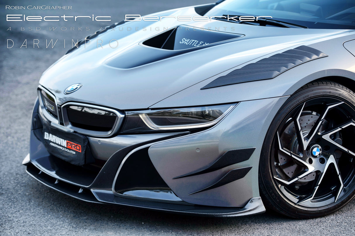 2014-2020 BMW i8 BZK Carbon Fiber Front Lip Splitter