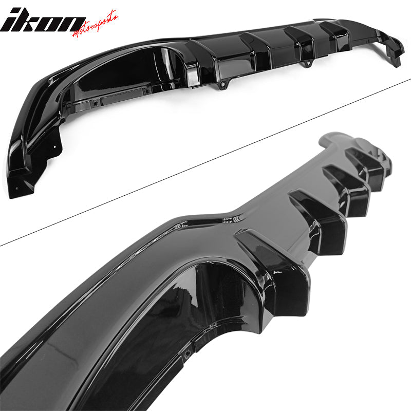 2019-2022 Toyota Corolla 5DR TS Style Rear Lip Diffuser Aprons ABS