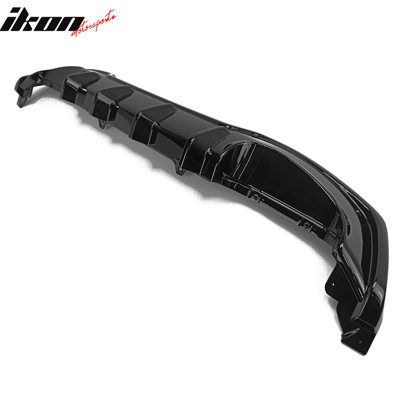2019-2022 Toyota Corolla TS Style Painted #218 Black Rear Diffuser ABS