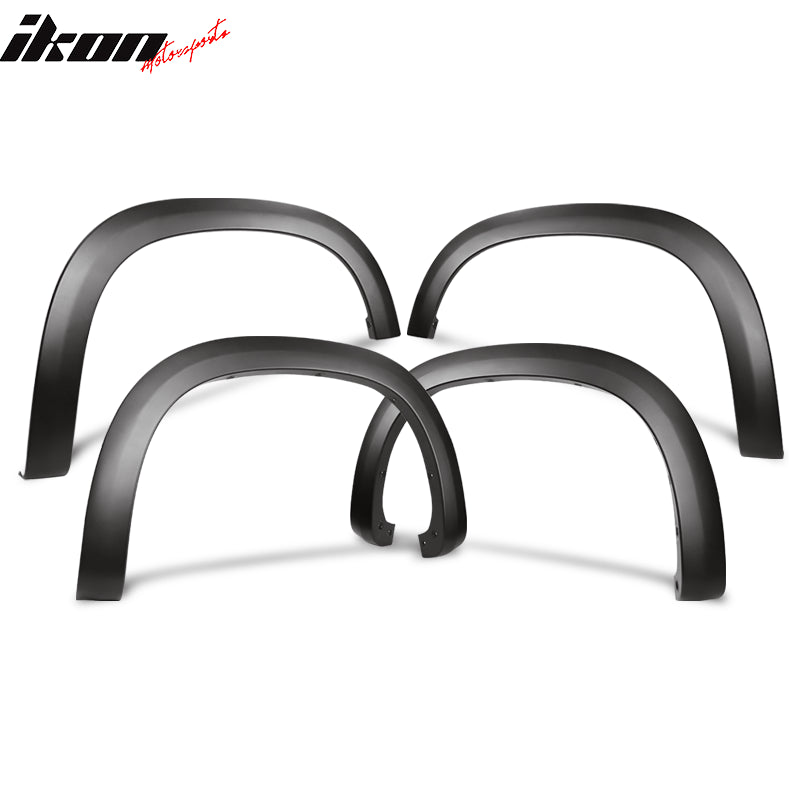 2019-2023 Chevy Silverado 1500 Textured Black Fender Flares PP 4PC