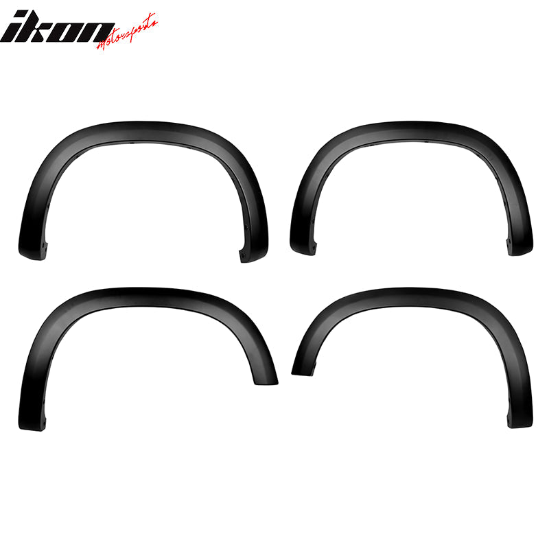 2019-2023 Chevy Silverado 1500 Textured Black Fender Flares PP 4PC