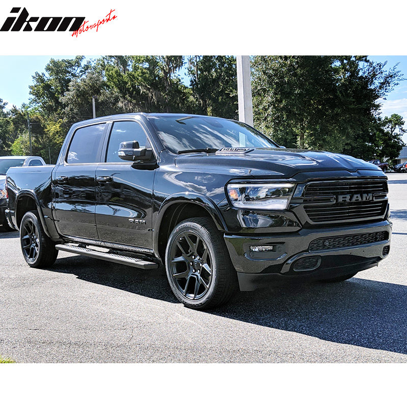2019-2025 Dodge Ram 1500 Standard Bed Matte Black Fender Flares 4PCS
